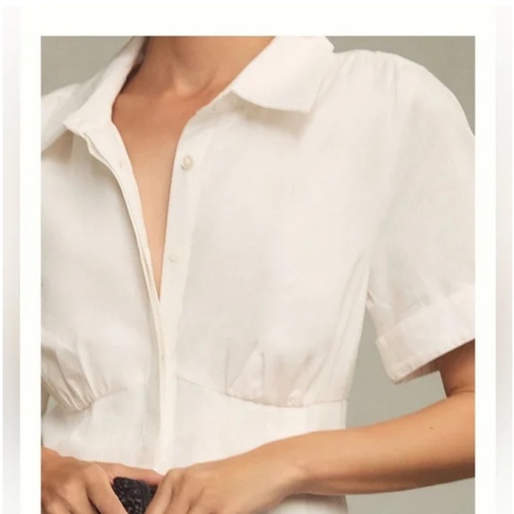 Anthropologie Aureta Shirt Dress Dress NWT - Picture 2 of 4